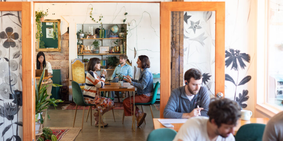 Coffee shop in The Village of West Greenville